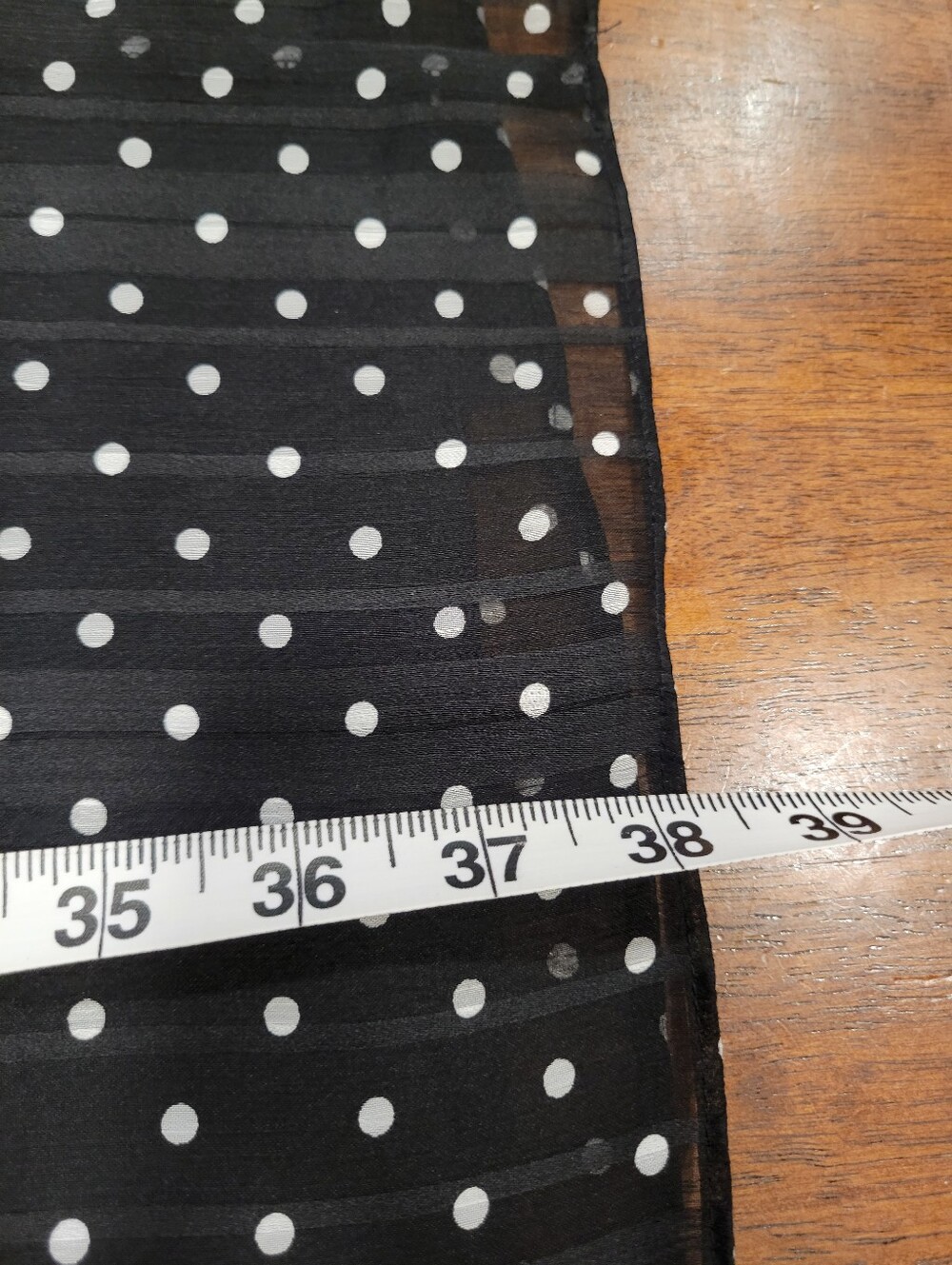 Lauren Ralph Lauren Black & White Polka Dot Dress Front Tie V Neck 10 Careerwear - Picture 13 of 16
